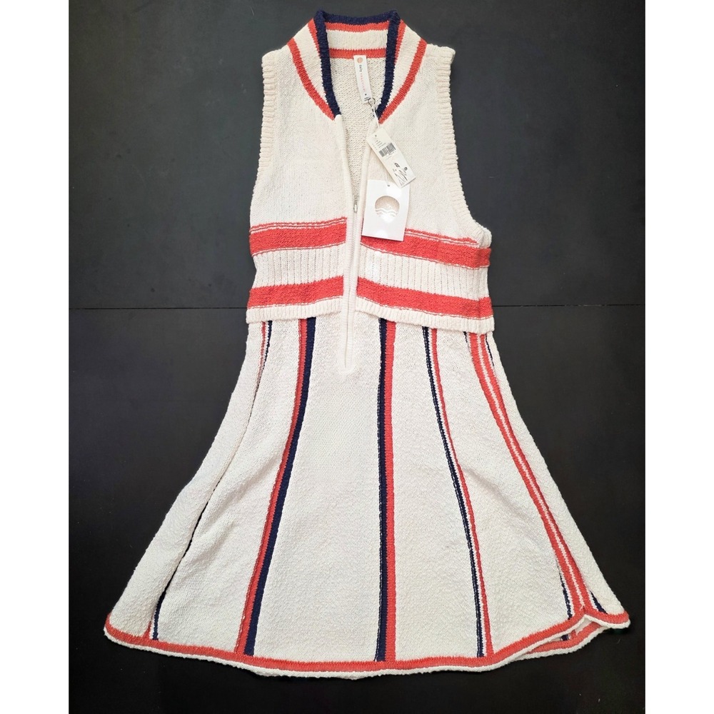 Anthropologie Daily Practice V-Neck Sweater Mini Dress Women's Size Medium